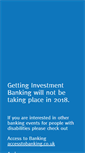 Mobile Screenshot of gettinginvestmentbanking.com